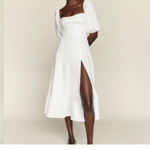 Reformation Belgium linen dress. Worn once, excellent condition